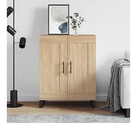 ULUYYUC Buffet Chêne Sonoma 69,5x34x90 cm Bois d'Ingénierie Résistant et Élégant pour Cuisine Salon Salle à Manger