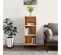 ULUYYUC Buffet de Rangement Cuisine Chêne Sonoma 34,5 x 32,5 x 90 cm, Meuble de Cuisine & Salon en Bois d'Ingénierie Robuste, Petit Bahut Salle à Manger avec Montage Facile pour Salon, Bureau, Chambre