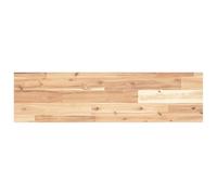 ULUYYUC Étagère flottante en bois massif d'acacia non traité - 80 x 20 x 2 cm - Étagère murale rustique en bois véritable pour salon, cuisine et couloir - Planche stable pour décoration et rangement