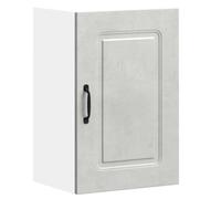 ULUYYUC Kalmar Armoire d'atelier, de cuisine, armoire suspendue en bois pour cuisine, salle à manger, couloir, salon - Gris béton