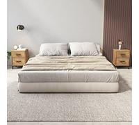 ULUYYUC Lot de 2 tables de chevet 36 x 30 x 45 cm en pin massif aspect vintage, armoire d'appoint avec 2 tiroirs et pieds en métal, commode de chevet robuste pour chambre à coucher, salon et couloir