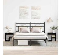 ULUYYUC Lot de 2 Tables de Chevet Chêne Noir 40 x 30 x 40 cm en Bois d'ingénierie Minimaliste Robuste avec Rangement Ouvert pour Lampe et Livres pour Chambre Salon Bureau