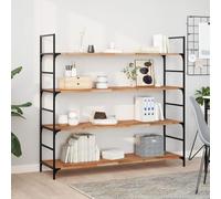 ULUYYUC Lot de 3 étagères flottantes en bois d'acacia massif 160 x 40 x 2 cm - Étagère murale moderne avec traitement à l'huile - Robuste et résistante aux intempéries - Pour cuisine, salon, salle de