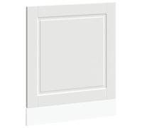 ULUYYUC Panneau de lave-vaisselle Porto blanc 60 × 1,5 × 67 cm avant en bois pour cuisine simple, petit coin cuisine, îlot de cuisine, protection contre l'humidité