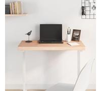 ULUYYUC Plateau de table 100 x 50 x 4 cm en bois de hêtre massif rectangulaire - Design moderne - Robuste et durable - Pour salon, bureau, cuisine, salle à manger et commerce