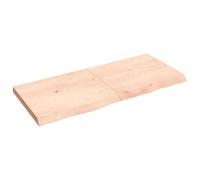 ULUYYUC Plateau de table 140 x 60 cm - En bois massif de chêne non traité - Pliable - Pour bureau, cuisine, bureau, café, salle à manger et restauration