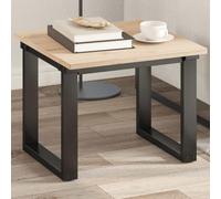 ULUYYUC Plateau de table - 50 x 50 x 1,7 cm - En bois de pin massif non traité - Design rustique moderne - Nettoyage facile - Pour cuisine, salle à manger, bureau et balcon