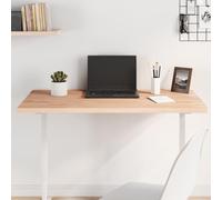 ULUYYUC Plateau de table en bois de hêtre non traité - Rectangulaire - Design moderne - Robuste et durable - Pour cuisine, salon, bureau, salle à manger - 100 x 60 x 2,5 cm