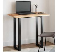 ULUYYUC Plateau de table rectangulaire en bois d'acacia massif non traité - Design moderne - Pour table à manger, table basse, bureau, cuisine, salon - 100 x 50 x 2 cm