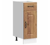 ULUYYUC Porto Meuble bas de cuisine en bois recyclé 30 x 46 x 81 5 cm en matériau dérivé du bois avec pieds réglables Armoire moderne pour petite cuisine kitchenette et mini cuisine