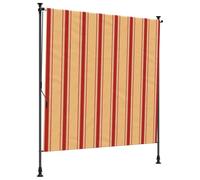 ULUYYUC Store extérieur multicolore - 150 x 270 cm - Store vertical pour balcon et terrasse - Protection solaire - Avec cadre en aluminium robuste - Réglable en hauteur - En tissu polyester