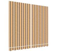 ULUYYUC Toile d'auvent rayée - Tissu de rechange pour auvent à bras articulés - 3 x 2,5 m - Tissu d'auvent robuste en polyester avec revêtement en polyuréthane - Dimensions du tissu : 280 x 245 cm