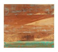 ULUYYUC Vieille plaque en bois massif recyclé 80 x 70 cm 25-27 mm Plaque de rechange en bois tropical recyclé pour table basse, table de bar, table console, salon, cuisine, bureau