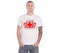Ulver T Shirt Blood Inside Band Logo Nouveau Officiel Homme Blanc Size L