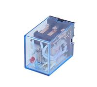 ULVOWZSTZ 1PCS MY3NJ HH53P Relay MY3 11-Pin DC12V/DC24V/DC110V/DC220V Coil Purpose Intermediate Electromagnetic LED(24V)