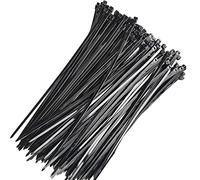 ULWSY Lot de 250 attaches autobloquantes en nylon Noir 300 mm x 4,8 mm