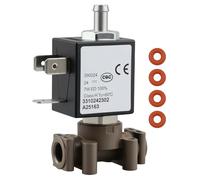 ULXIOM Électrovanne 421945024531 pour machine à café Philips LatteGo EP Series pour Saeco pour Gaggia Remplace 421945004511, DC24 V 10 W 6,5 bar, avec 4 joints toriques d'étanchéité 996530013564