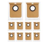 ULXIOM Lot de 10 sacs à poussière pour Eufy L50/L60 SES, convient pour Conga Home 10000 8090 Ultra 9090 AI Haier H9 +, accessoires de rechange pour aspirateur robot