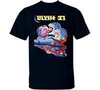 Ulysse 31 V1 Ulisses 31 Serial TV 1981 T Shirt (Black) for Men Oversize Basic Tee Black T-Shirts à Manches Courtes(Medium)