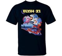 Ulysse 31 V1 Ulisses 31 Serial TV 1981 T Shirt (Black) for Men Size XXL