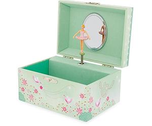 ULYSSE - 9507 - Vanity Case - Coffret Musical Oiseau, Vert