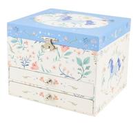 Ulysse Couleurs d'Enfance COFFRE MUSICAL 2 TIROIRS LICORNE, TU, Beige et Bleu