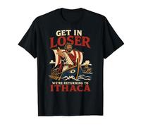 Ulysse Devient perdant et retourne à Ithaque, héros des mythes grecs T-Shirt Graphique avec Valeur