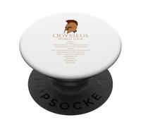 Ulysse World Tour - Mythlogie épique de la Grèce Antique PopSockets PopGrip Adhésif