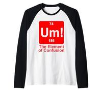 Um The Element of Confusion Drôle Tableau périodique Chimie Manche Raglan