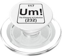 Um The Element of Confusion Drôle Tableau périodique Chimie PopSockets PopGrip pour MagSafe