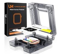 UM UNIQUEME 4 pièces pour Apple Watch 40/41 mm SE2/SE/9/8/7 Protection d'écran-EPU Protection d'écran Flexible pour iwatch 40/41 mm, Sans Bulles, Transparent HD, Couverture Complète