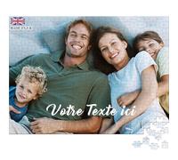 UM UPMALL Puzzle Personnalisé Photo Texte 120/200/300/500/1000 Pièces, Puzzle Personnalisable, Personnalisez Votre Puzzle, Cadeaux pour Couple, Famille, Amis, Amoureux des Animaux De Compagnie