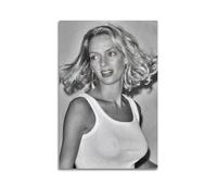 Uma Thurman Poster Star de cinéma moderne Maison Art Décoration Œuvres Toile Peinture murale 60 x 90 cm