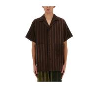 UMA Wang, Homme, Chemises, Brun, Taille: M Short Sleeve Chemises