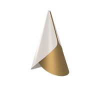 Umage Abat-jour Cornet blanc. Laiton