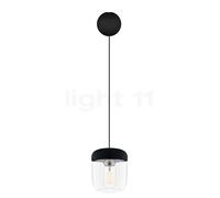 Umage Acorn Cannonball Suspension noire noir/acier inoxydable , Vente d'entrepôt, neuf, emballage d'origine