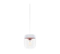UMAGE Acorn Suspension Pendelleuchte, blanc / cuivre poli avec suspension blanche