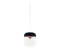 UMAGE Acorn Suspension Pendelleuchte, noir / cuivre poli avec suspension blanche