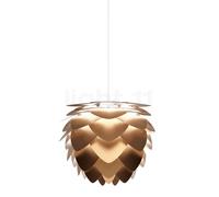 Umage Aluvia mini Suspension bronze brossé, câble blanc