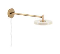 Umage Applique murale Asteria Wall Long. Pearl white-brass