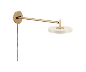 Umage Applique murale Asteria Wall Long. Pearl white-brass