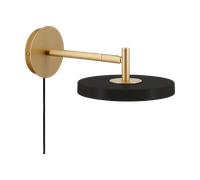 Umage Applique murale Asteria Wall Short. Black-brass