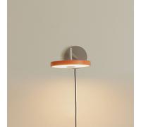 Umage Applique murale Asteria Wall Short. Nuance orange-chrome