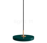 Umage Asteria Micro Suspension LED vert foncé/Couverture laiton Ce luminaire comporte des modules à LED prémontés de classes énergétiques A A