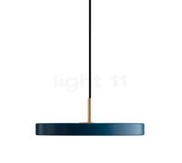 Umage Asteria Mini Suspension LED bleu - cover laiton - ra 83 Ce luminaire comporte des modules à LED prémontés de classes énergétiques A A++, A+, A