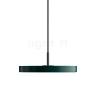 Umage Asteria Mini Suspension LED vert foncé/Couverture blanc Ce luminaire comporte des modules à LED prémontés de classes énergétiques A A