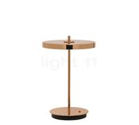Umage Asteria Move Lampe rechargeable LED tête de lampe en laiton poli/pied de lampe en laiton poli Ce luminaire comporte des modules à LED prémontés de classes énergétiques A A