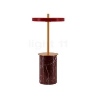 Umage Asteria Move Mini Lampe rechargeable LED rouge Ce luminaire comporte des modules à LED prémontés de classes énergétiques A A++, A+, A