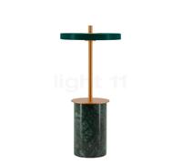 Umage Asteria Move Mini Lampe rechargeable LED vert Ce luminaire comporte des modules à LED prémontés de classes énergétiques A A++, A+, A