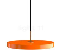 Umage Asteria Plus Suspension LED orange/cover laiton Ce luminaire comporte des modules à LED prémontés de classes énergétiques A A